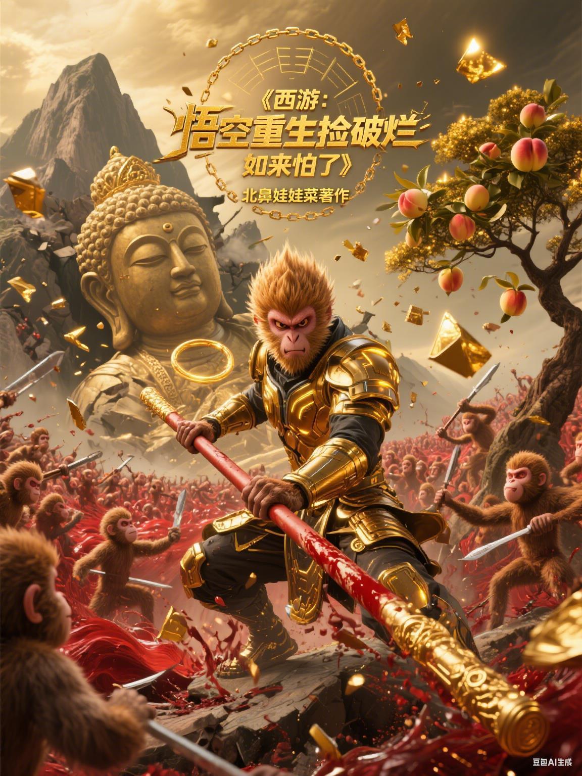 西游：悟空重生撿破爛，如來怕了封面